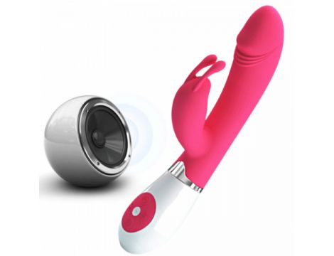 Wibrator króliczek Pretty Love Gene różowy 30 funkcji 20 cm - 7